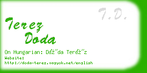 terez doda business card